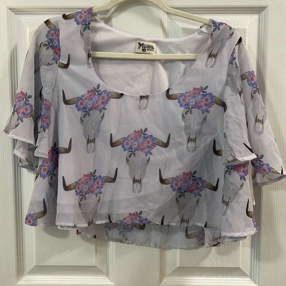 Mumu cropped top